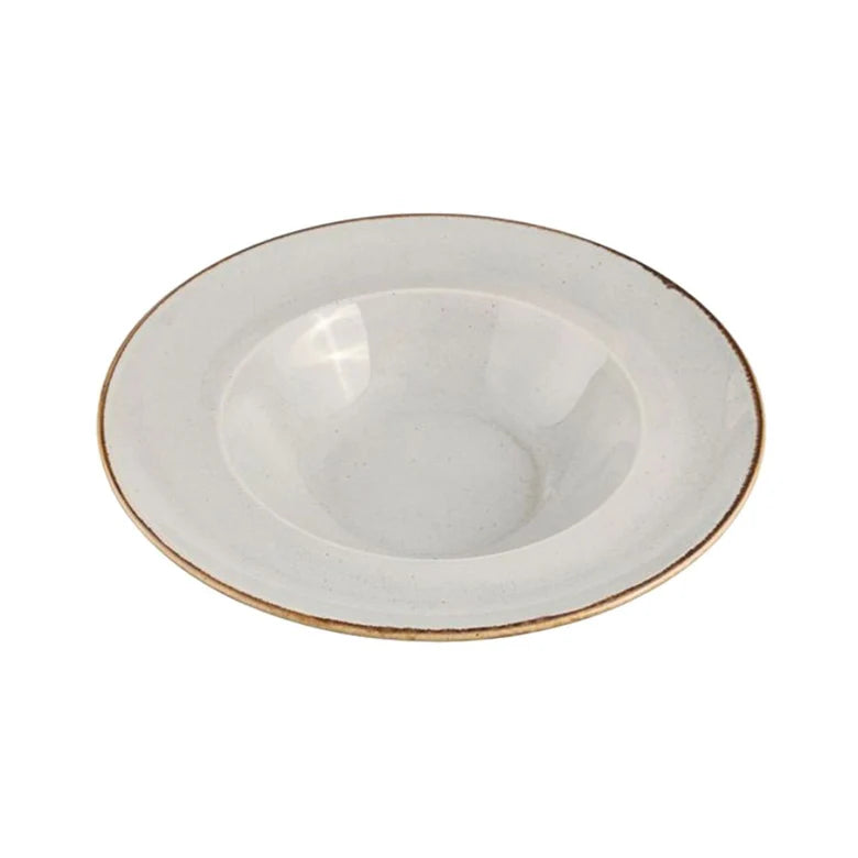 Porland Seasons Pasta Plate - Light Grey, 26cm