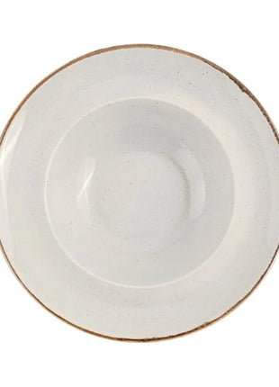 Porland Seasons Pasta Plate - Light Grey, 26cm