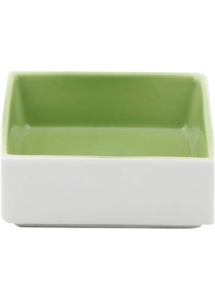 Porland Rainbow Nut Plate - Green, (Set of 2) 8x8cm