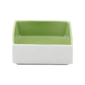 Porland Rainbow Nut Plate - Green, (Set of 2) 8x8cm