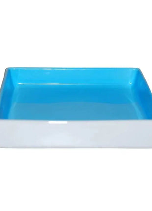 Porland Rainbow Nut Plate - Blue, (Set of 2) 15x15cm
