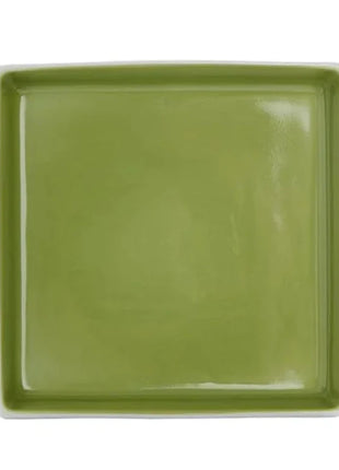 Porland Rainbow Nut Plate - Green, (Set of 2) 15x15cm