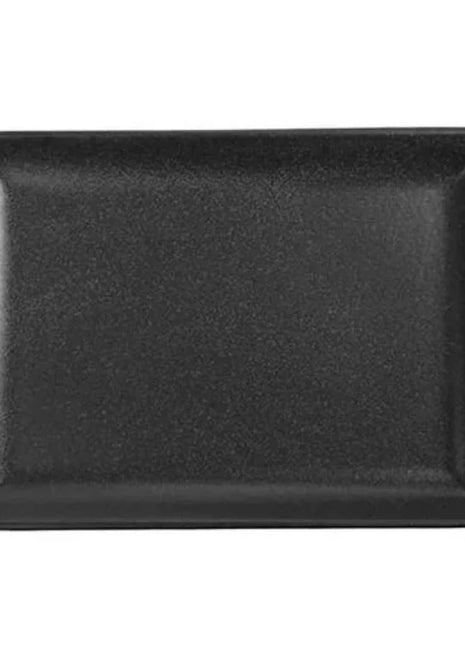 Porland Seasons Rectangular Plate - Black, 18x13cm