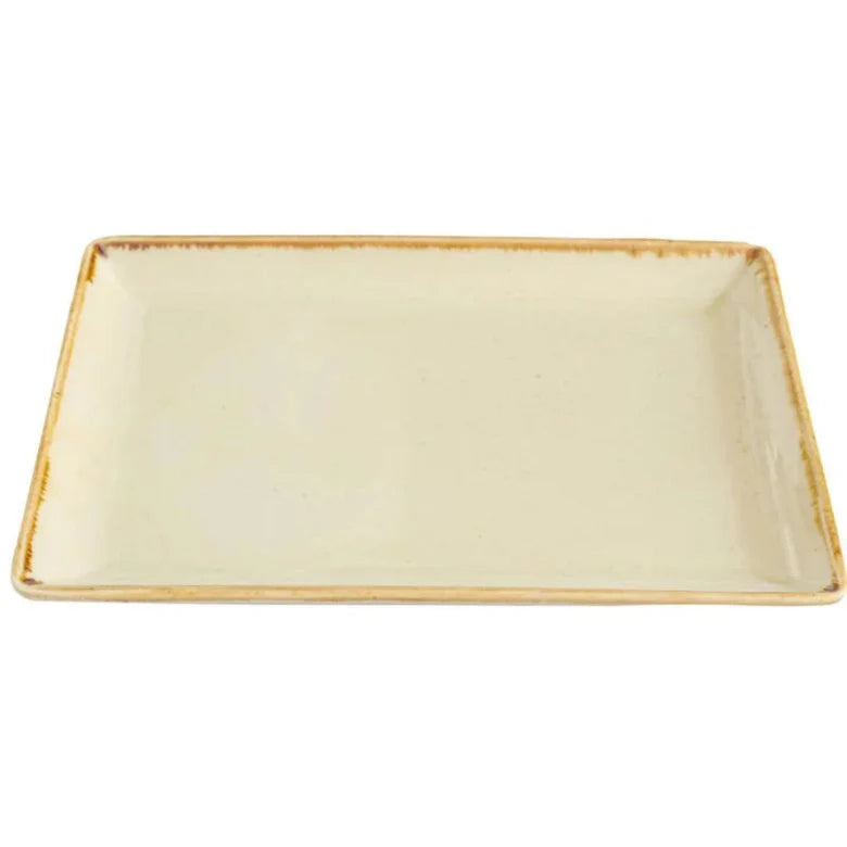 Porland Seasons Rectangular Serving Platter - Black, 35x16cm