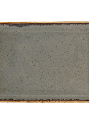 Porland Seasons Rectangular Serving Platter - Dark Grey, 35x26cm