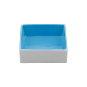 Porland Rainbow Nut Plate - Blue, (Set of 2) 8x8cm