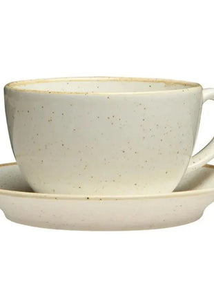 Porland Seasons Teacup & Saucer - Beige, 320ml