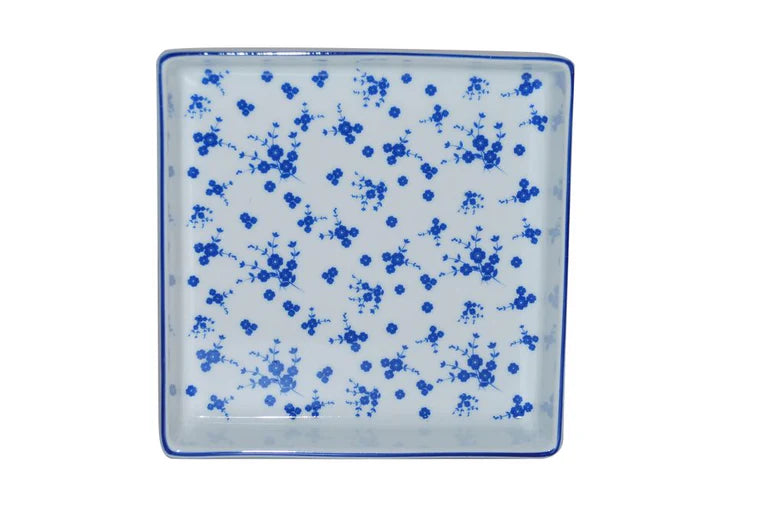 Porland Blue Passion Plate - 15x15cm