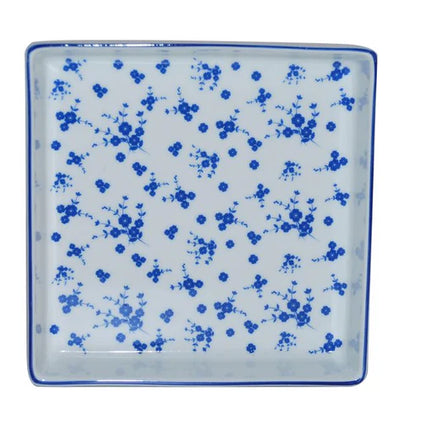 Porland Blue Passion Plate - 15x15cm