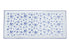 Porland Blue Passion Rectangular Plate - 35x16cm