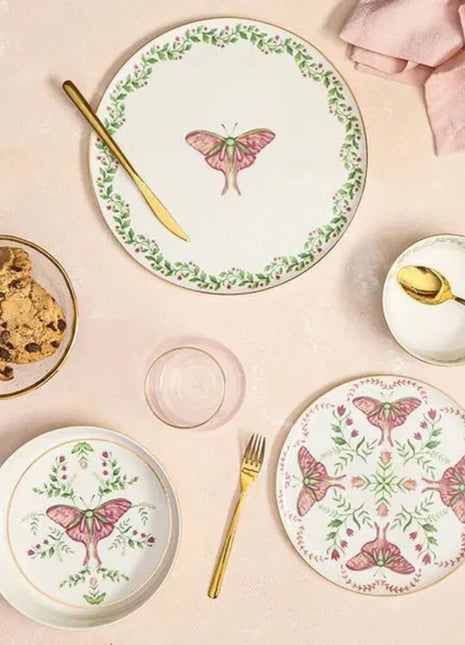 Porland Mirroring Dinner Set - 24 Pieces for 6 People