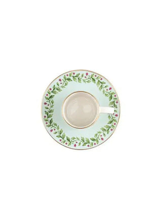 Porland Mirroring Coffee Cup & Saucer Set - 85ml, 12 Pieces