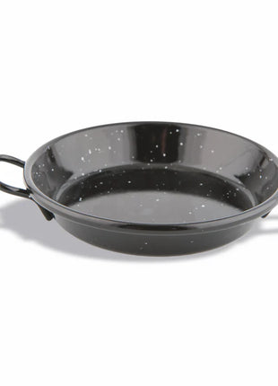 Pujadas Enameled Steel Paella Pan - Black, 10cm