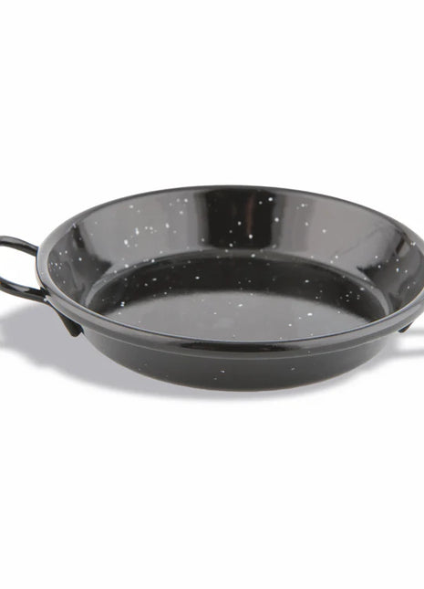 Pujadas Enameled Steel Paella Pan - Black, 10cm