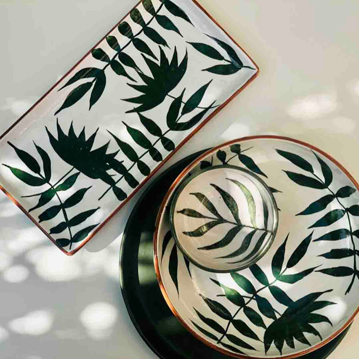 Khan Elsaada Palm Leaves Rectangular Platter