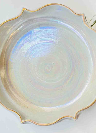 Khan Elsaada Aurum Round Pasta Serving Platter