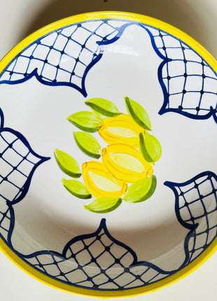 Khan Elsaada Sorrento Round Pasta Platter