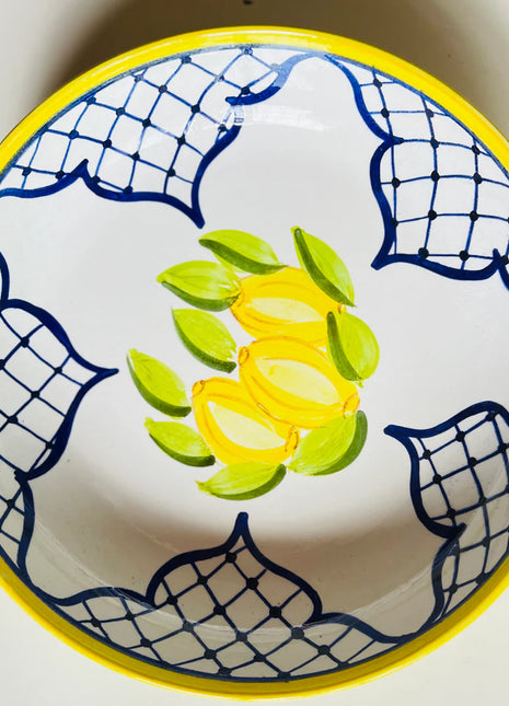 Khan Elsaada Sorrento Round Pasta Platter