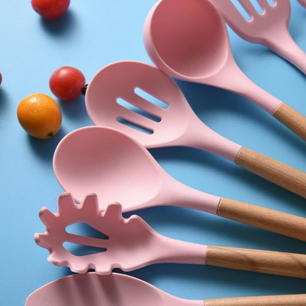 Silicone Kitchen Tools Set (19 Pcs)