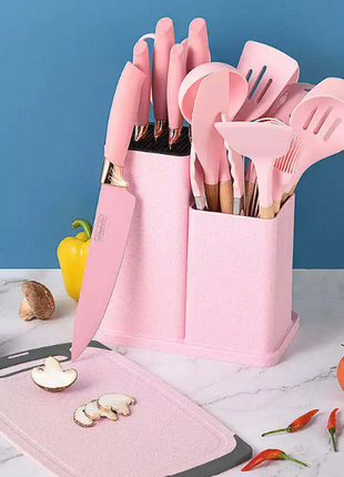 Silicone Kitchen Tools Set (19 Pcs)