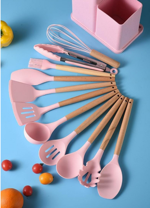 Silicone Kitchen Tools Set (19 Pcs)