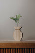 Rounded Bloom Wooden Vase
