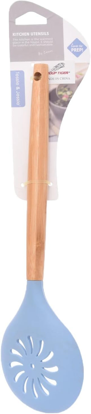 Danny Home Pancake Turner Gift Wood Heat-Resistant Wide & Slotted Spatula