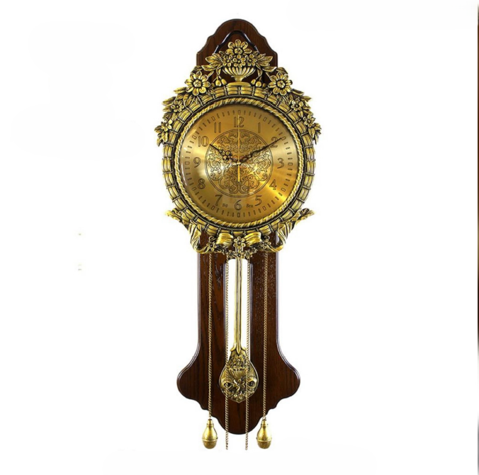 Big Ben Pendulum Wooden Wall Clock