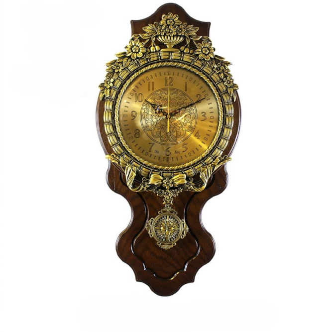 Big Ben Pendulum Wooden Wall Clock