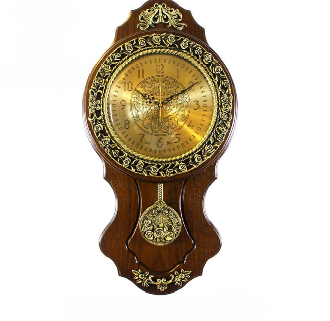 Big Ben Pendulum Wooden Wall Clock