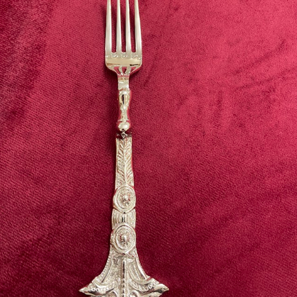 Laila Dine Karo Cutlery Serving Tools Silver Set of 7