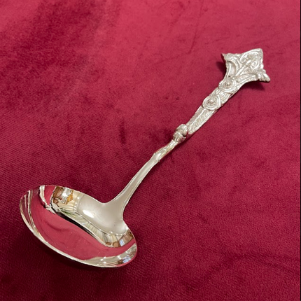 Laila Dine Karo Cutlery Serving Tools Silver Set of 7