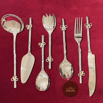 laila dine Bow Cutlery Serving Tools Silver (SOLD BY PIECE)