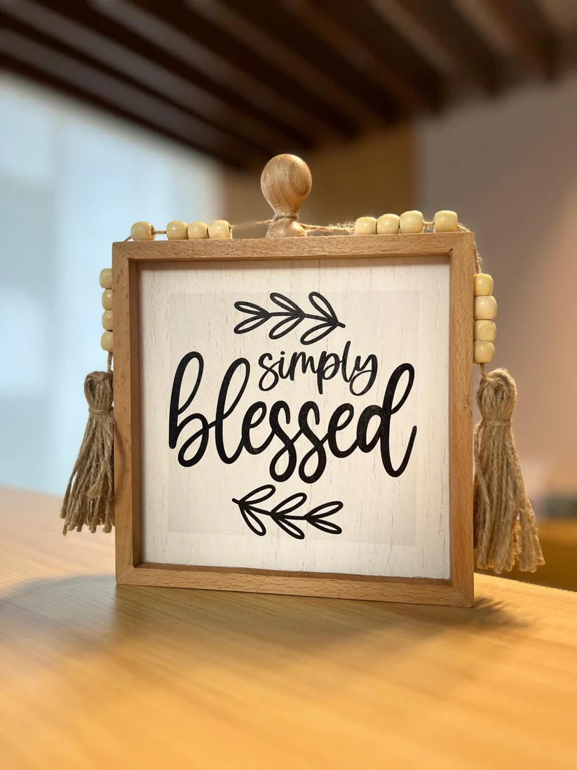 The Words Co Simply Blessed Frame