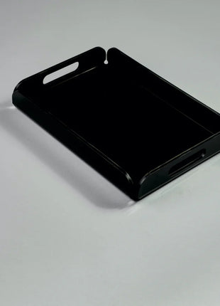 Zee Designs Plexiglass Solid Black Serving Tray