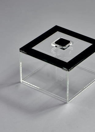 Zee Designs Plexiglass Solid Small Squared Box