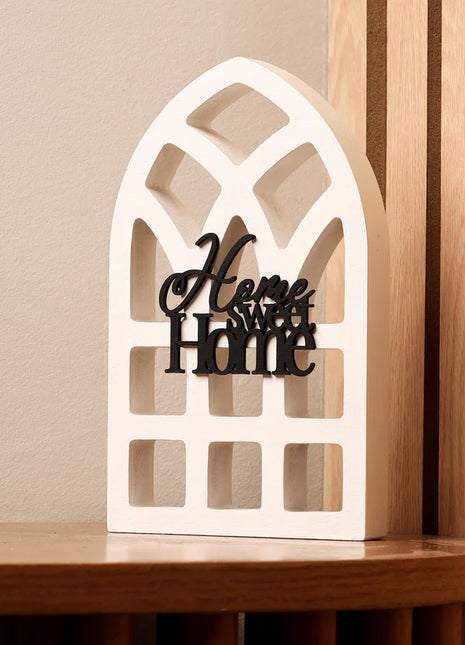 The Words Co Sweet Home Decorative Window