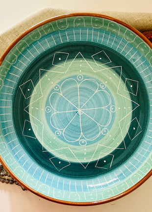 Khan Elsaada Tealla Round Pasta Platter 35cm