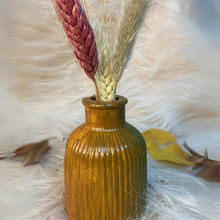 Wasl Orgreen Ribbed Vase