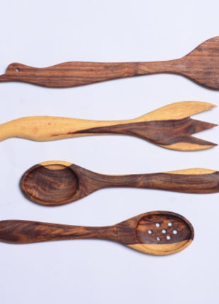 Wooden Utensils (4 Pieces)