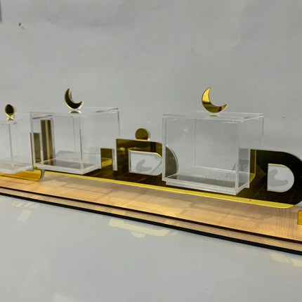 Zee Designs Plexi Glass Ramadan Treats Stand