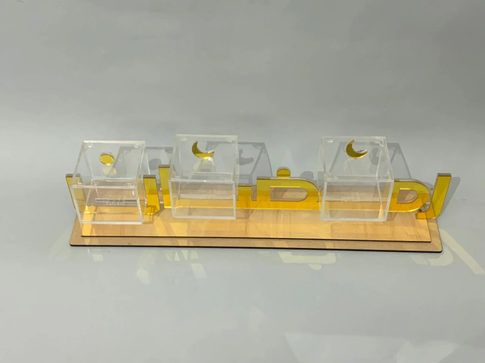 Zee Designs Plexi Glass Ramadan Treats Stand