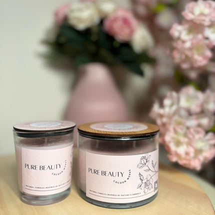 Cocoon Pure Beauty Candle - Sweet Vanilla & Fruity Patchouli Blend