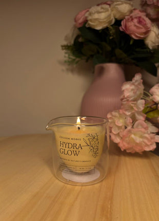 Cocoon Hydra Glow Body Shimmer Oil Candle