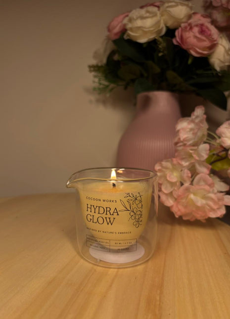 Cocoon Hydra Glow Body Shimmer Oil Candle