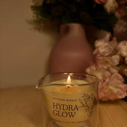 Cocoon Hydra Glow Body Shimmer Oil Candle
