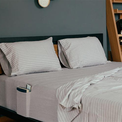 J Linens Innovative Fitted Sheets with Built-In Pouch