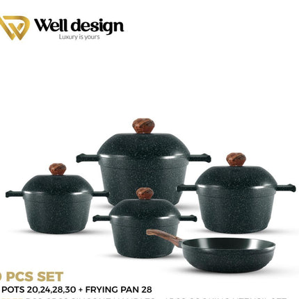 Well Design 9 Pcs Die-Cast Set