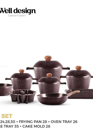 Well Design 12 Pcs Die-Cast Set