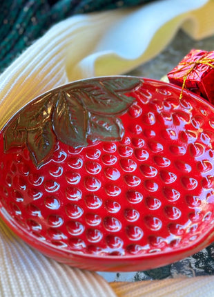 Piece of Sara Strawberry Plate